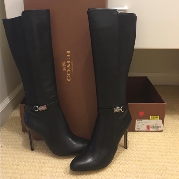 NWB Coach Boots - Picture 1 of 8